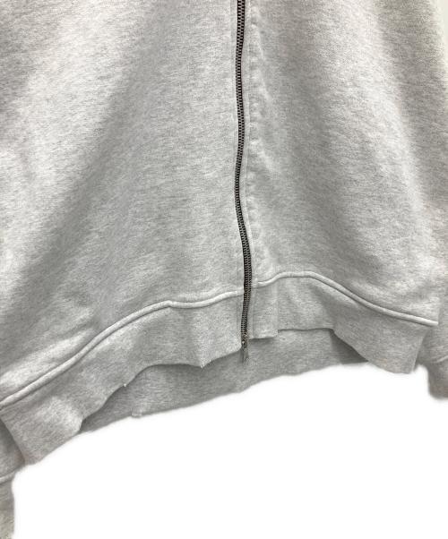 askyurself（アスクユアセルフ）askyurself (アスクユアセルフ) ジップアップパーカー ライトグレー サイズ:SIZE Mの古着・服飾アイテム