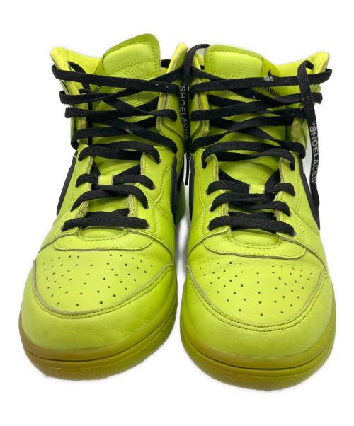 NIKE（ナイキ）NIKE (ナイキ) AMBUSH (アンブッシュ) DUNK HIGH Flash Lime 黄緑×ブラック サイズ:29の古着・服飾アイテム