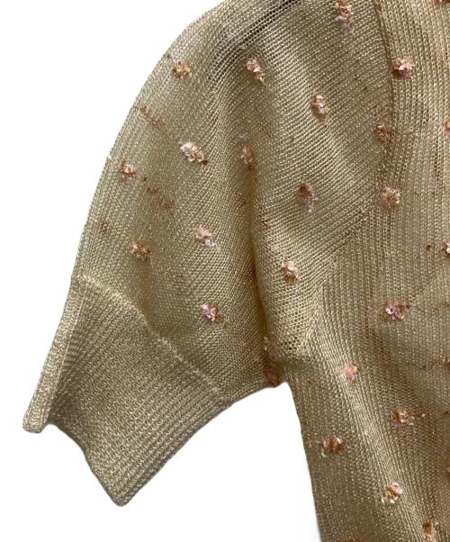 Snidel（スナイデル）Snidel (スナイデル) 薄手カーディガン ベージュ サイズ:FREEの古着・服飾アイテム
