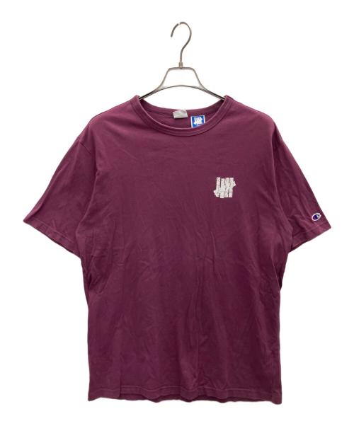 Champion（チャンピオン）Champion (チャンピオン) UNDEFEATED (アンディフィーテッド) Tシャツ パープル サイズ:Lの古着・服飾アイテム
