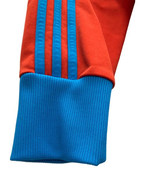 adidas（アディダス）adidas (アディダス) トラックジャケット レッド×ブルー サイズ:SIZEMの古着・服飾アイテム