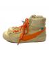 NIKE (ナイキ) OFFWHITE (オフホワイト) NIKE BLAZER MID OFFWHITE ベージュ×オレンジ サイズ:27.5：15000円