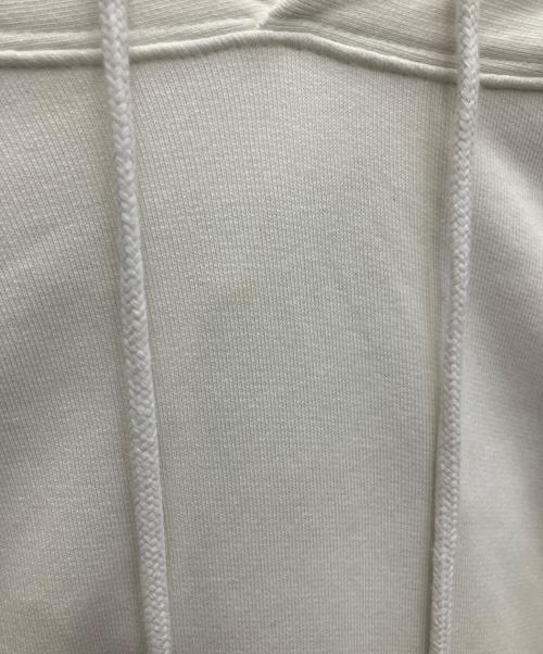 OFFWHITE（オフホワイト）OFFWHITE (オフホワイト) Blue Collar Hoodie ホワイト×ブラック サイズ:SIZE Lの古着・服飾アイテム