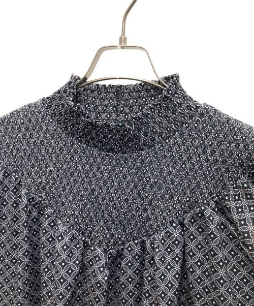 VIANTE（ビアンテ）VIANTE (ビアンテ) 長袖ワンピース ネイビー×ホワイト サイズ:SIZE FREE 未使用品の古着・服飾アイテム