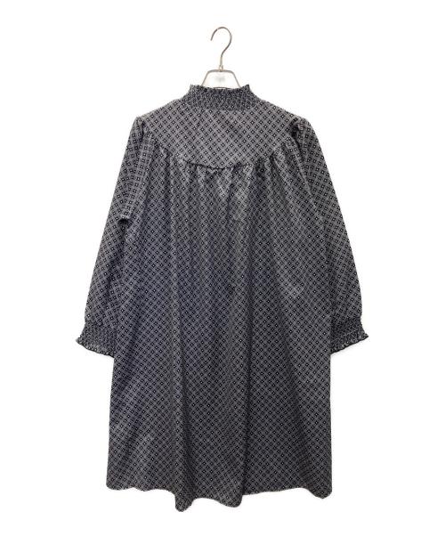 VIANTE（ビアンテ）VIANTE (ビアンテ) 長袖ワンピース ネイビー×ホワイト サイズ:SIZE FREE 未使用品の古着・服飾アイテム
