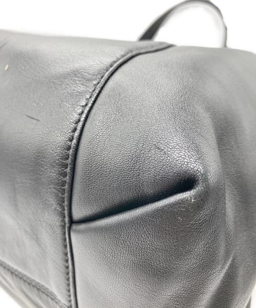 LOEWE（ロエベ）LOEWE (ロエベ) アナグラム マイアトート ブラック×ゴールドの古着・服飾アイテム