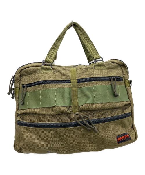 BRIEFING（ブリーフィング）BRIEFING (ブリーフィング) 2WAYブリーフケース カーキの古着・服飾アイテム