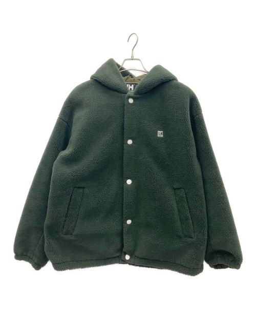 HELLY HANSEN（ヘリーハンセン）HELLY HANSEN (ヘリーハンセン) FIBERPILE COACH JACKET グリーン サイズ:Lの古着・服飾アイテム