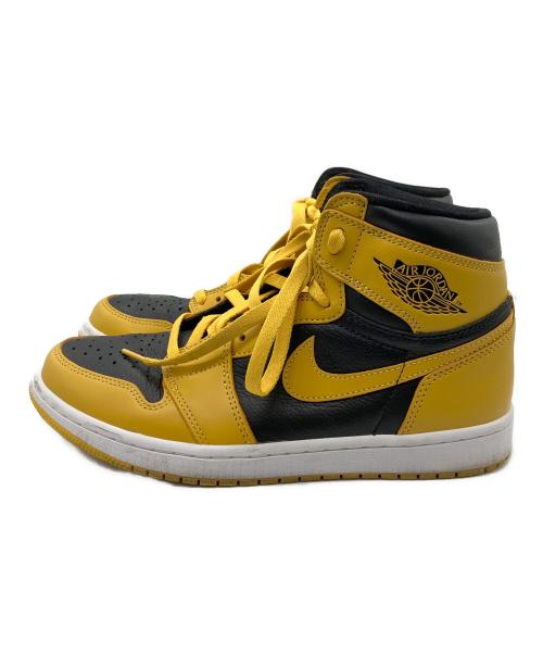 NIKE（ナイキ）NIKE (ナイキ) Air Jordan 1 High OG Pollen イエロー×ブラック サイズ:27の古着・服飾アイテム