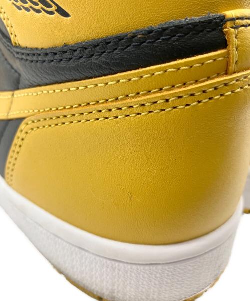NIKE（ナイキ）NIKE (ナイキ) Air Jordan 1 High OG Pollen イエロー×ブラック サイズ:27の古着・服飾アイテム