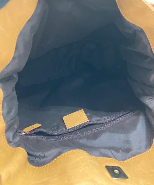 GUCCI（グッチ）GUCCI (グッチ) バンブーハンドル2WAYバッグ ブラウンの古着・服飾アイテム