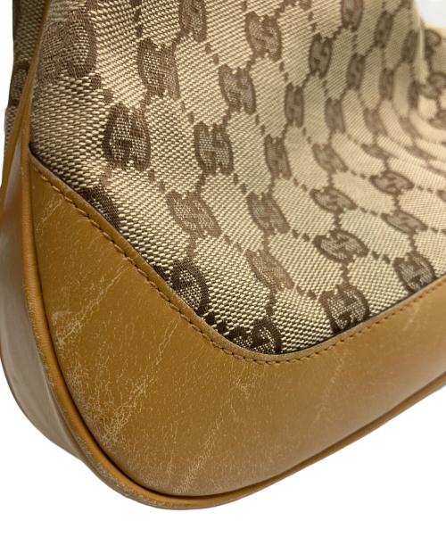 GUCCI（グッチ）GUCCI (グッチ) バンブーハンドル2WAYバッグ ブラウンの古着・服飾アイテム