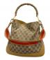GUCCI (グッチ) バンブーハンドル2WAYバッグ ブラウン：30000円