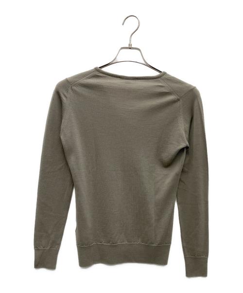 JOHN SMEDLEY（ジョンスメドレー）JOHN SMEDLEY (ジョンスメドレー) 薄手ニット ベージュ サイズ:Sの古着・服飾アイテム