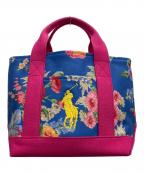 RALPH LAURENラルフローレン）の古着「ハンドバッグ」｜スカイブルー×ショッキングピンク