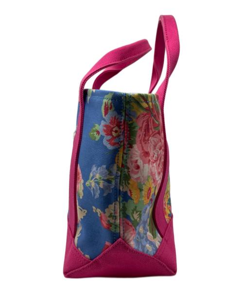 RALPH LAUREN（ラルフローレン）RALPH LAUREN (ラルフローレン) ハンドバッグ スカイブルー×ショッキングピンクの古着・服飾アイテム