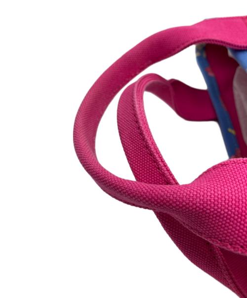 RALPH LAUREN（ラルフローレン）RALPH LAUREN (ラルフローレン) ハンドバッグ スカイブルー×ショッキングピンクの古着・服飾アイテム