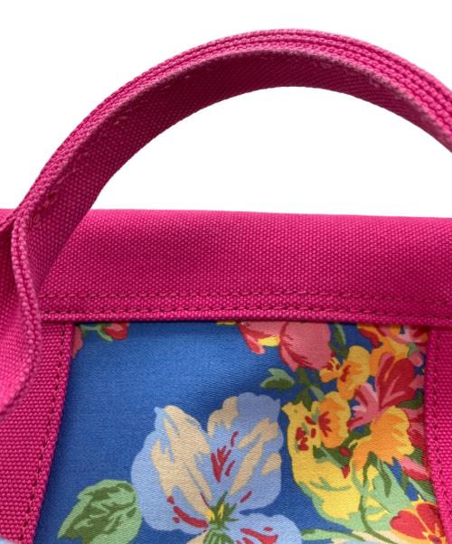 RALPH LAUREN（ラルフローレン）RALPH LAUREN (ラルフローレン) ハンドバッグ スカイブルー×ショッキングピンクの古着・服飾アイテム