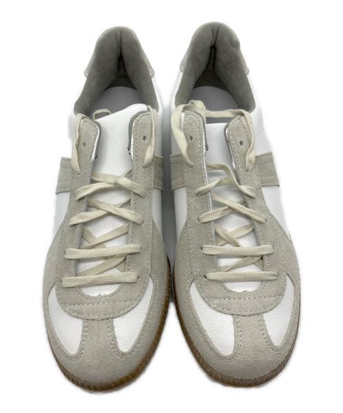 -（-）- (-) ジャーマントレーナー ホワイト×グレー サイズ:SIZE38の古着・服飾アイテム