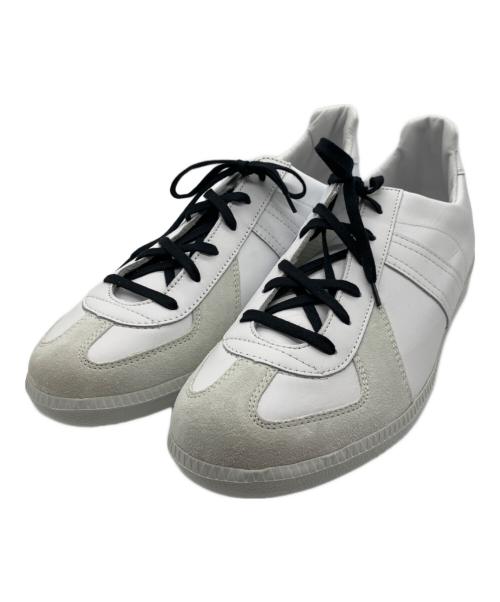 -（-）- (-) ジャーマントレーナー ホワイト×グレー サイズ:SIZE43の古着・服飾アイテム