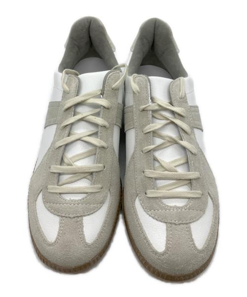 -（-）- (-) ジャーマントレーナー ホワイト×グレー サイズ:SIZE38の古着・服飾アイテム