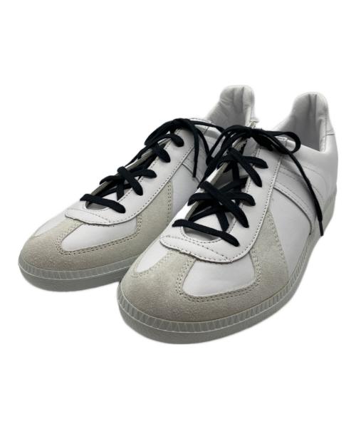 -（-）- (-) ジャーマントレーナー ホワイト×グレー サイズ:SIZE41の古着・服飾アイテム