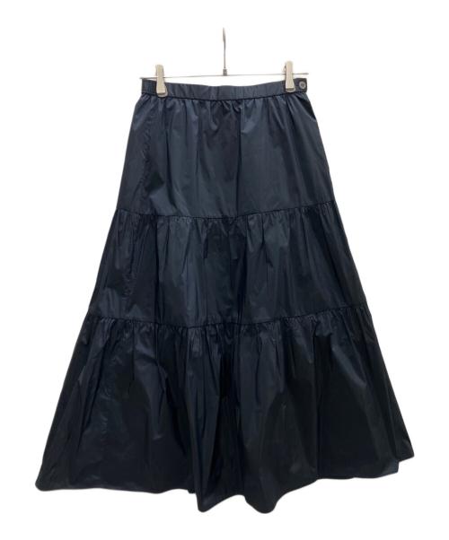 DRESSTERIOR（ドレステリア）DRESSTERIOR (ドレステリア) シャンブレータフタティアードスカート ネイビー サイズ:SIZE38の古着・服飾アイテム
