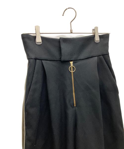 STUDIOUS（ステュディオス）STUDIOUS (ステュディオス) サイドラインパンツ ブラックの古着・服飾アイテム