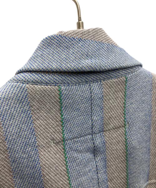 Cube-Cube（キューブ キューブ）Cube-Cube (キューブ キューブ) カリカリスーパー裏毛 ベスト ブルー×グレー サイズ:SIZE38 未使用品の古着・服飾アイテム