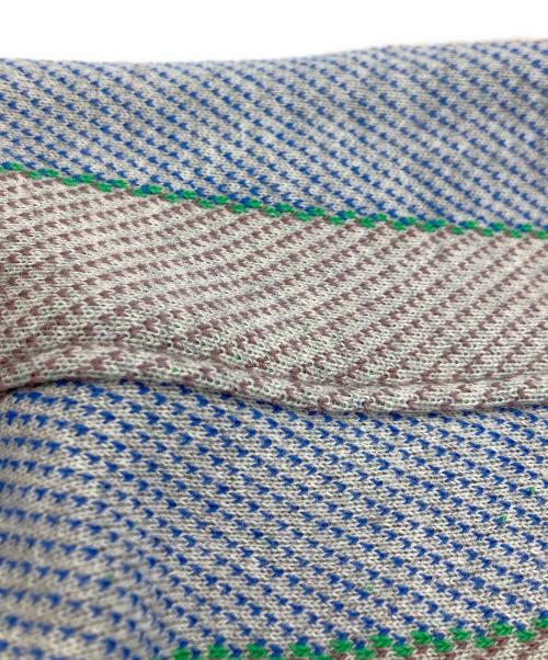 Cube-Cube（キューブ キューブ）Cube-Cube (キューブ キューブ) カリカリスーパー裏毛 ベスト ブルー×グレー サイズ:SIZE38 未使用品の古着・服飾アイテム