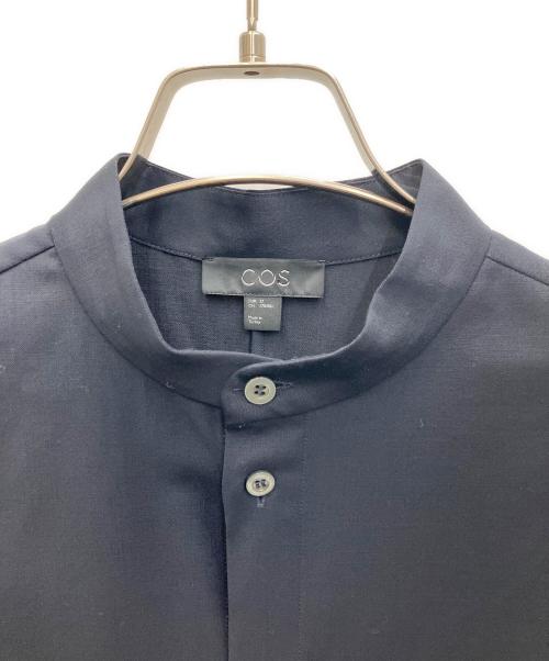COS（コス）COS (コス) 長袖シャツ ネイビー サイズ:SIZE37の古着・服飾アイテム