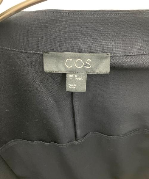 COS（コス）COS (コス) 長袖シャツ ネイビー サイズ:SIZE37の古着・服飾アイテム