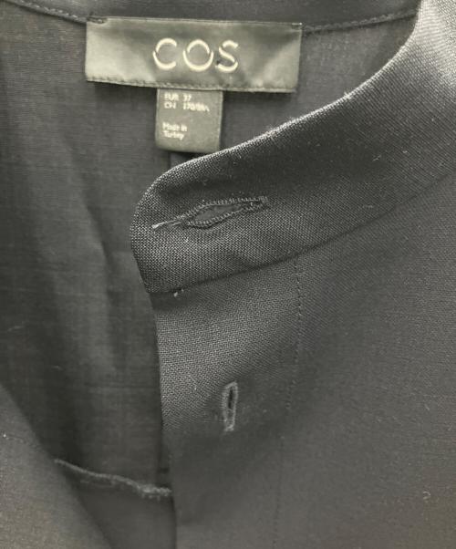 COS（コス）COS (コス) 長袖シャツ ネイビー サイズ:SIZE37の古着・服飾アイテム