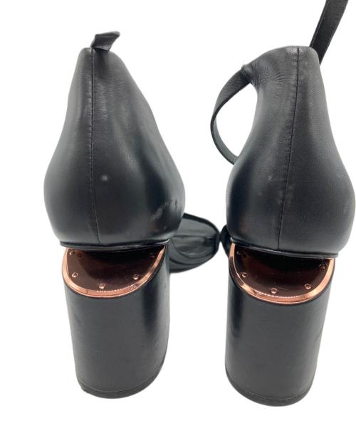 ALEXANDER WANG（アレキサンダー・ワン）ALEXANDER WANG (アレキサンダー・ワン) アンクルストラップサンダル ブラック サイズ:38の古着・服飾アイテム