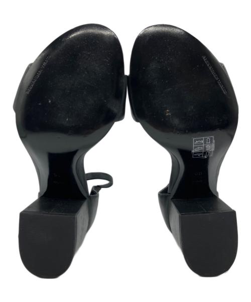 ALEXANDER WANG（アレキサンダー・ワン）ALEXANDER WANG (アレキサンダー・ワン) アンクルストラップサンダル ブラック サイズ:38の古着・服飾アイテム