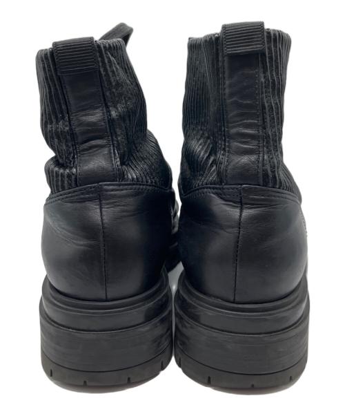 Gianvito Rossi（ジャンヴィト ロッシ）Gianvito Rossi (ジャンヴィト・ロッシ) コンバットブーツ ブラック サイズ:SIZE37の古着・服飾アイテム