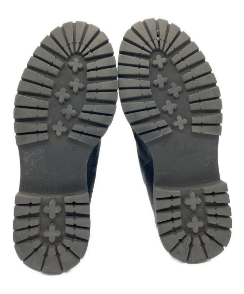 Gianvito Rossi（ジャンヴィト ロッシ）Gianvito Rossi (ジャンヴィト・ロッシ) コンバットブーツ ブラック サイズ:SIZE37の古着・服飾アイテム