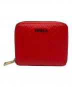 FURLAフルラ）の古着「編込み2つ折り財布」｜レッド