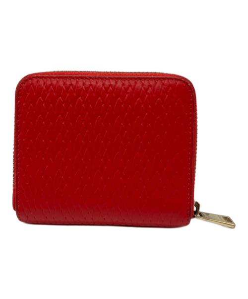 FURLA（フルラ）FURLA (フルラ) 編込み2つ折り財布 レッド サイズ:-の古着・服飾アイテム