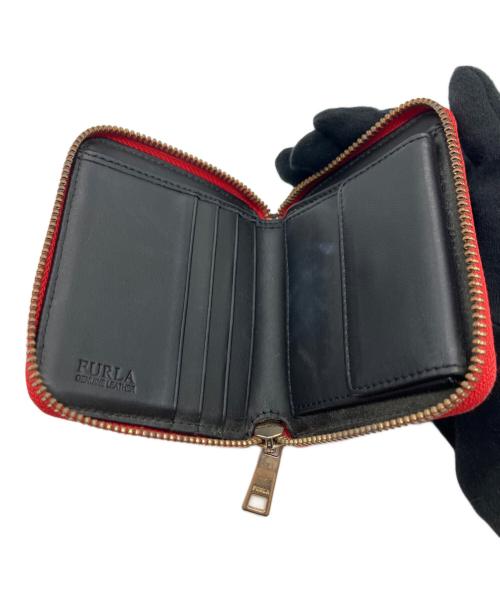 FURLA（フルラ）FURLA (フルラ) 編込み2つ折り財布 レッド サイズ:-の古着・服飾アイテム