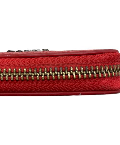 FURLA（フルラ）FURLA (フルラ) 編込み2つ折り財布 レッド サイズ:-の古着・服飾アイテム