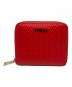 FURLA（フルラ）の古着「編込み2つ折り財布」｜レッド