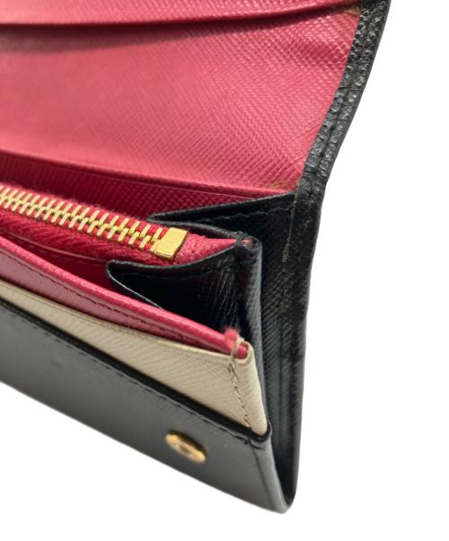 PRADA（プラダ）PRADA (プラダ) 長財布 ブラックの古着・服飾アイテム