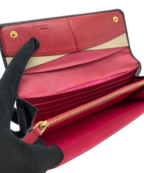 PRADA（プラダ）PRADA (プラダ) 長財布 ブラックの古着・服飾アイテム