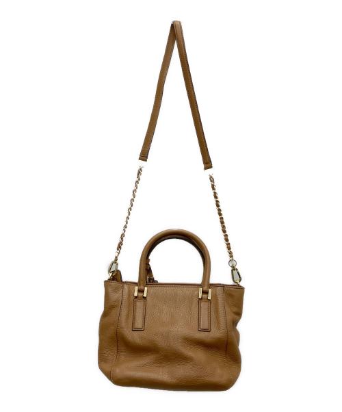 TORY BURCH（トリーバーチ）TORY BURCH (トリーバーチ) 2WAYショルダーバッグ ベージュの古着・服飾アイテム