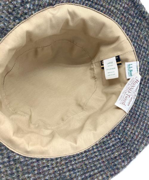 L.L.Bean（エルエルビーン）L.L.Bean (エルエルビーン) Harris Tweed (ハリスツイード) ハット グレーの古着・服飾アイテム