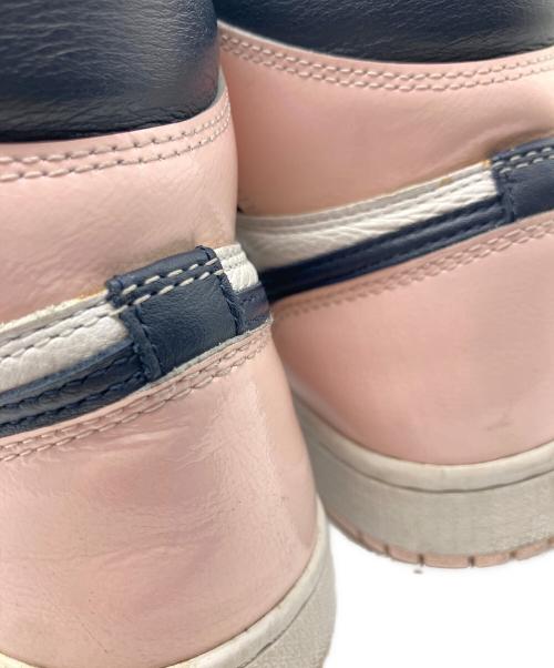 NIKE（ナイキ）NIKE (ナイキ) ハイカットスニーカー ネイビー×ピンク サイズ:24.5の古着・服飾アイテム