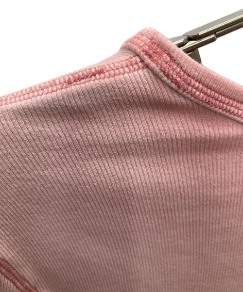 DIESEL（ディーゼル）DIESEL (ディーゼル) 半袖Tシャツ ピンク サイズ:Mの古着・服飾アイテム