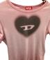 中古・古着 DIESEL (ディーゼル) 半袖Tシャツ ピンク サイズ:M：16000円