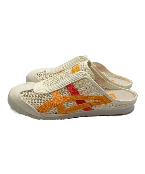 Onitsuka Tiger（オニツカタイガー）Onitsuka Tiger (オニツカタイガー) サンダル アイボリー×オレンジ サイズ:24.5の古着・服飾アイテム
